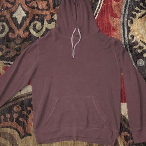 Hooded long sleeve top